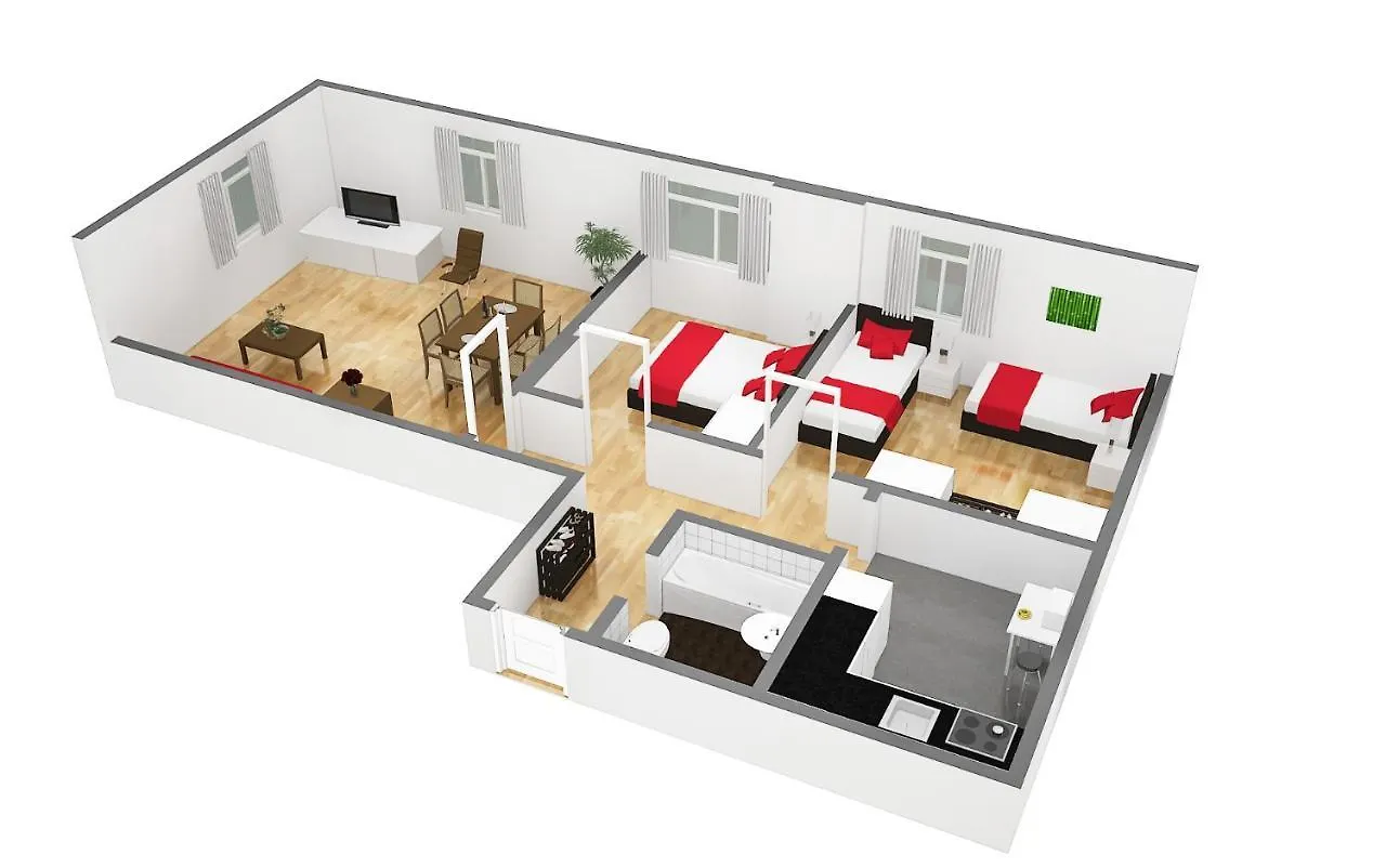 Hitrental Seefeld - Kreuzstrasse Apartments Zurique 0*,  Suíça